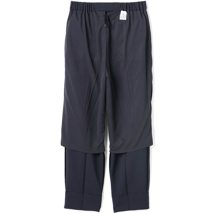 シルバーライン 【SL】【年間】テーパードパンツ/ネイビー/ウォッシャブル/※裾上げ済仕様 紺中間