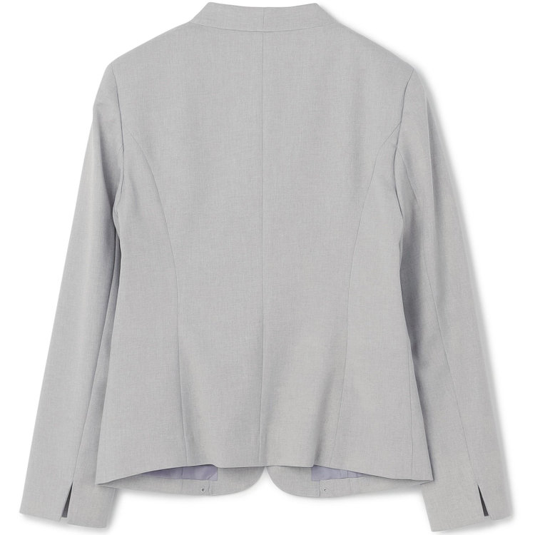 シルバーライン 【SL】【年間】ノーカラージャケット/グレー/ウォッシャブル グレー中間