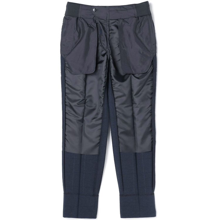 シルバーライン 【CLASSICO TAPERED】【春夏】2釦シングルスリーピーススーツ 1タック/ネイビー×ウィンドペン/ウエストムーブ/4S SUSTAINABILITY&ECOLOGY FABRIC/※パンツ裾上げ済仕様 紺濃色