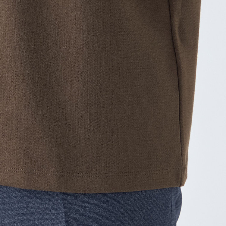 スーツセレクト 【発送在庫あり】【RBC】【秋冬】オフタートルネックニット/ブラウン 茶濃色