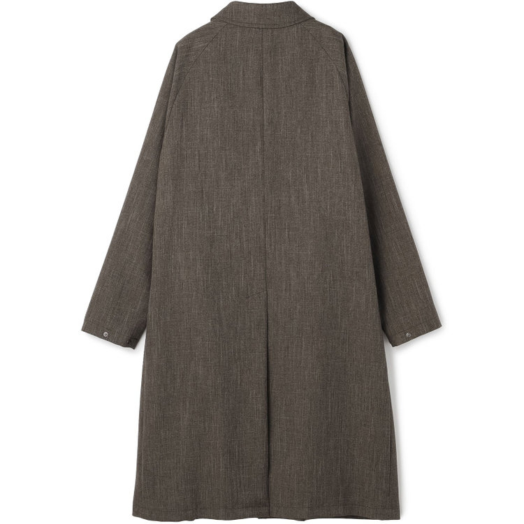 ブラックライン 【RBC】【カセット企画】ステンカラーラグランスリーブコート/ブラウン 茶中間