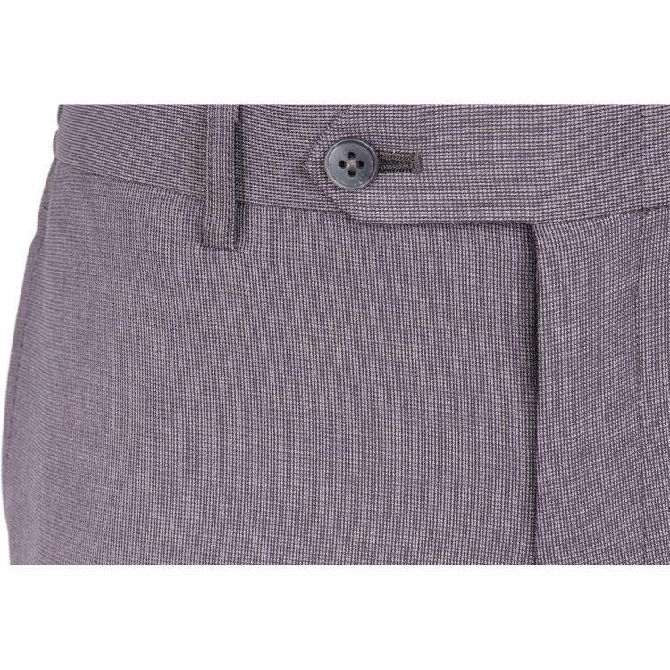 スーツセレクト 【SLIM TAPERED】【春夏】0タックテーパードパンツ/グレー/ウエストシャーリング/ウォッシャブル/4S グレー系(灰)