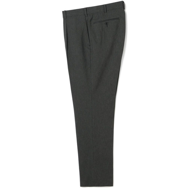 シルバーライン 【CLASSICO TAPERED】【春夏】1タックテーパードパンツ/カーキ/ウエストムーブ仕様/4S SUSTAINABILITY&ECOLOGY FABRIC/※裾上げ済仕様 緑濃色