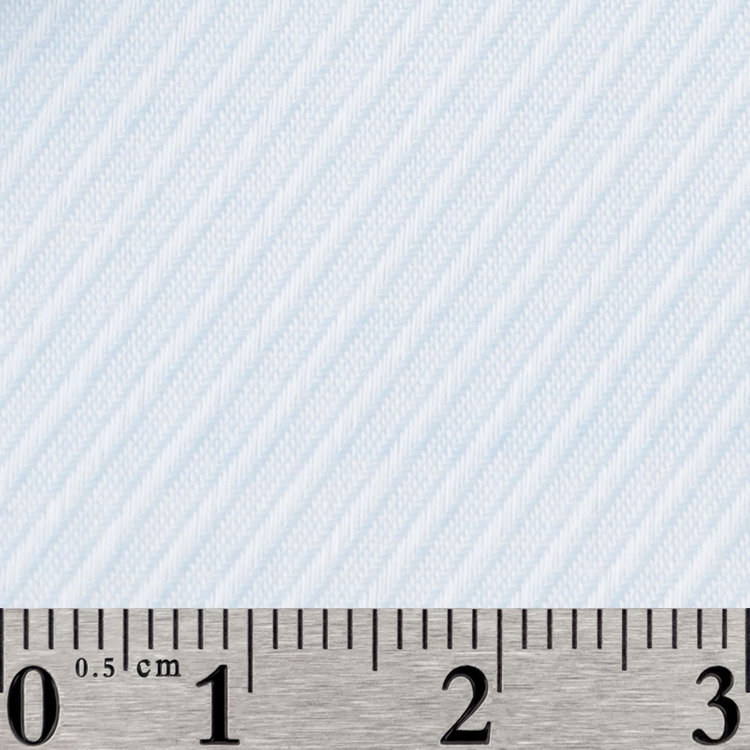 スーツセレクト 【日本製】【パターンオーダー】【形態安定】ワイシャツ・ドレスシャツ/サックス×ドビーツイル(POLYESTER65%/COTTON35%) ブルー系(青)