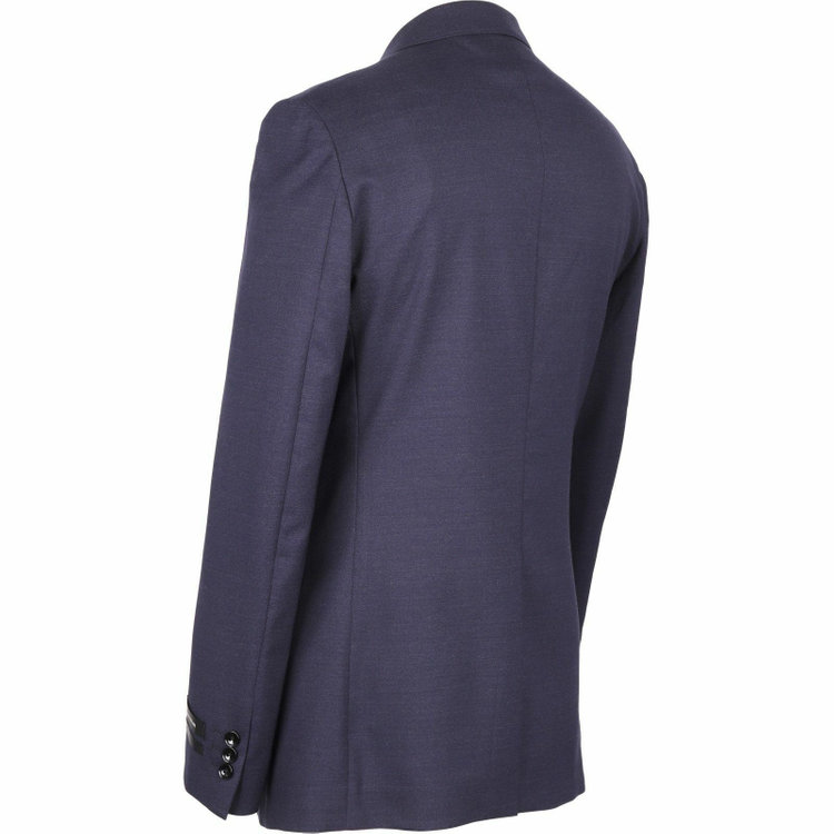 スーツセレクト 【WEB限定/OUTLET】【SLIM TAPERED_2】【秋冬】2釦シングルスーツ 0タック/ネイビー×ソリッド/NEW ZEALAND WOOL MIX/4S ネイビー系(紺)