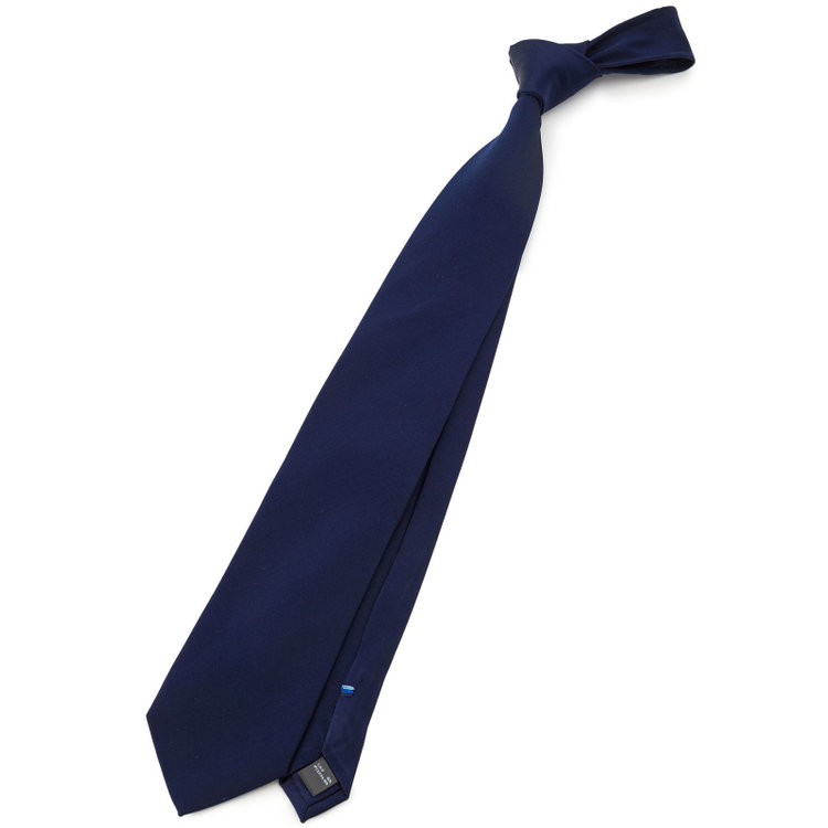 シルバーライン 【SILVER LINE】シルクブレンドソリッド系ネクタイ 8.0cm幅/ネイビー その他