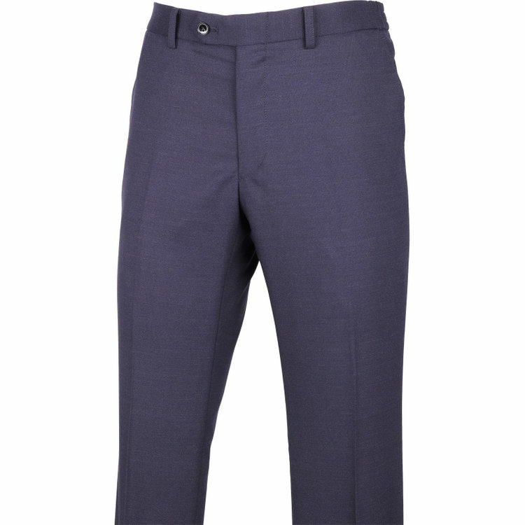 スーツセレクト 【WEB限定/OUTLET】【SLIM TAPERED_2】【秋冬】2釦シングルスーツ 0タック/ネイビー×ソリッド/NEW ZEALAND WOOL MIX/4S ネイビー系(紺)