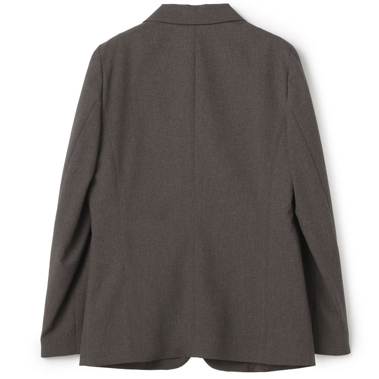 シルバーライン 【RELAX TAPERED 2】【春夏】 1釦パンツスーツ/ブラウン×シアサッカー/ウォッシャブル/※パンツ裾上げ済仕様 茶中間