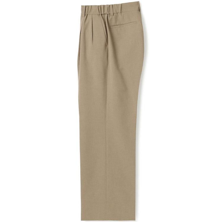 シルバーライン 【RELAX WIDE】【春夏】 2釦1掛けダブルジャケットワイドパンツスーツ/ベージュ/4S SUSTAINABILITY&ECOLOGY FABRIC/※パンツ裾上げ済仕様 グレー淡色