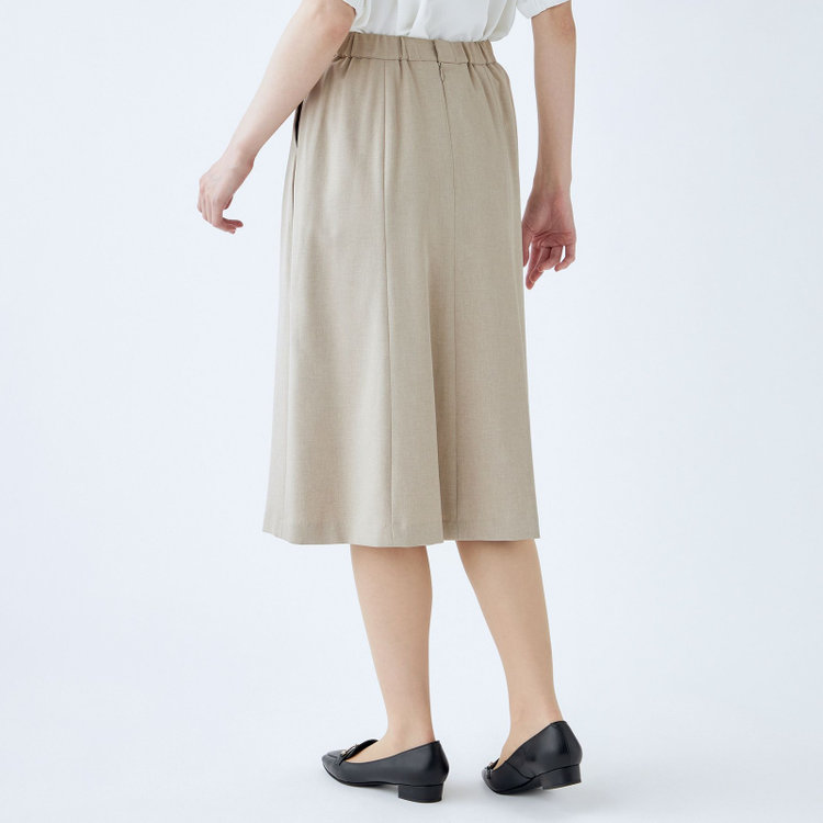 シルバーライン 【SL】【年間】セミフレアスカート/ベージュ/ウォッシャブル 茶淡色