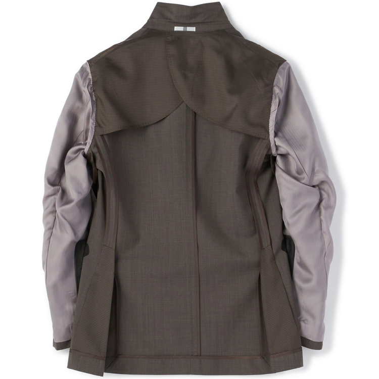 シルバーライン 【CLASSICO TAPERED】【春夏】2釦ピークドラペルスーツ 2タック/ブラウン/MARZOTTO/※裾上げ必要 茶濃色