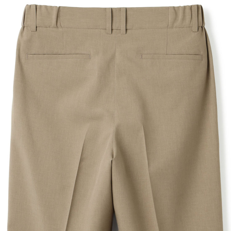 シルバーライン 【RELAX WIDE】【春夏】 2釦1掛けダブルジャケットワイドパンツスーツ/ベージュ/4S SUSTAINABILITY&ECOLOGY FABRIC/※パンツ裾上げ済仕様 グレー淡色