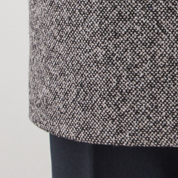 ブラックライン ダブルブレストロングチェスターコート/グレー グレー中間