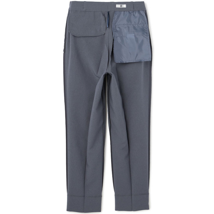 シルバーライン 【SILVER LINE】【年間】1釦シングルパンツスーツ/ネイビー/ウォッシャブル/ウエストシャーリング/4S SUSTAINABILITY&ECOLOGY FABRIC/※パンツ裾上げ済仕様 紺中間