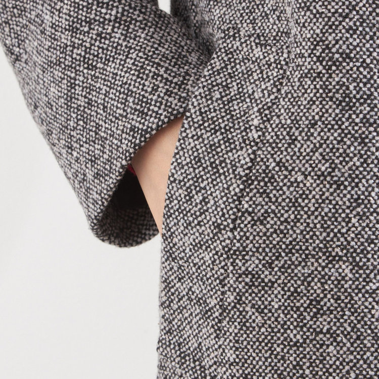 ブラックライン ダブルブレストロングチェスターコート/グレー グレー中間