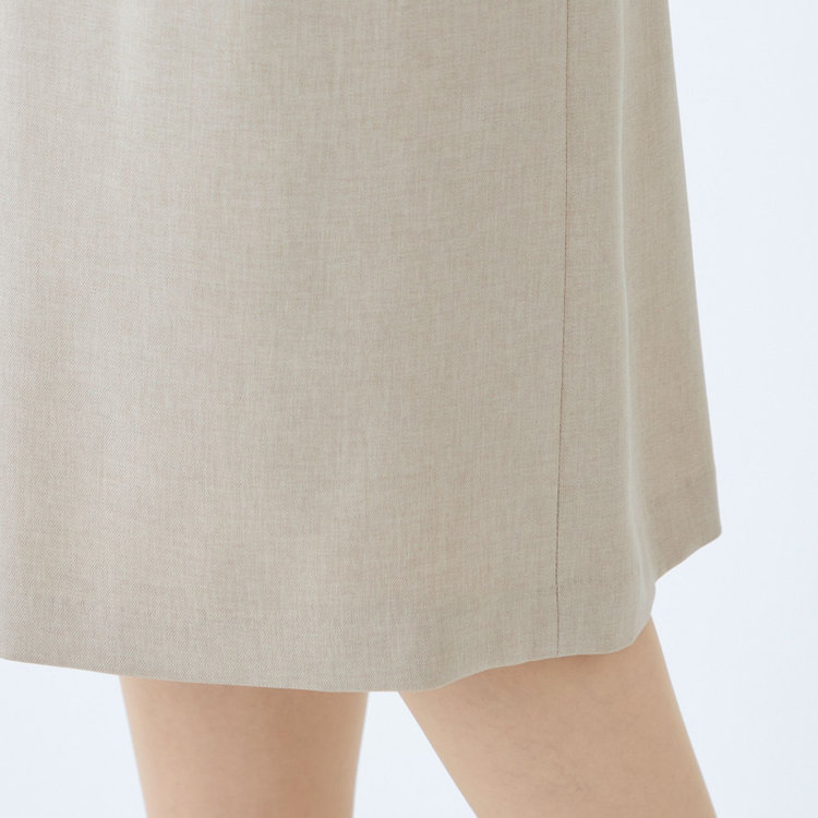 シルバーライン 【SL】【年間】セミフレアスカート/ベージュ/ウォッシャブル 茶淡色