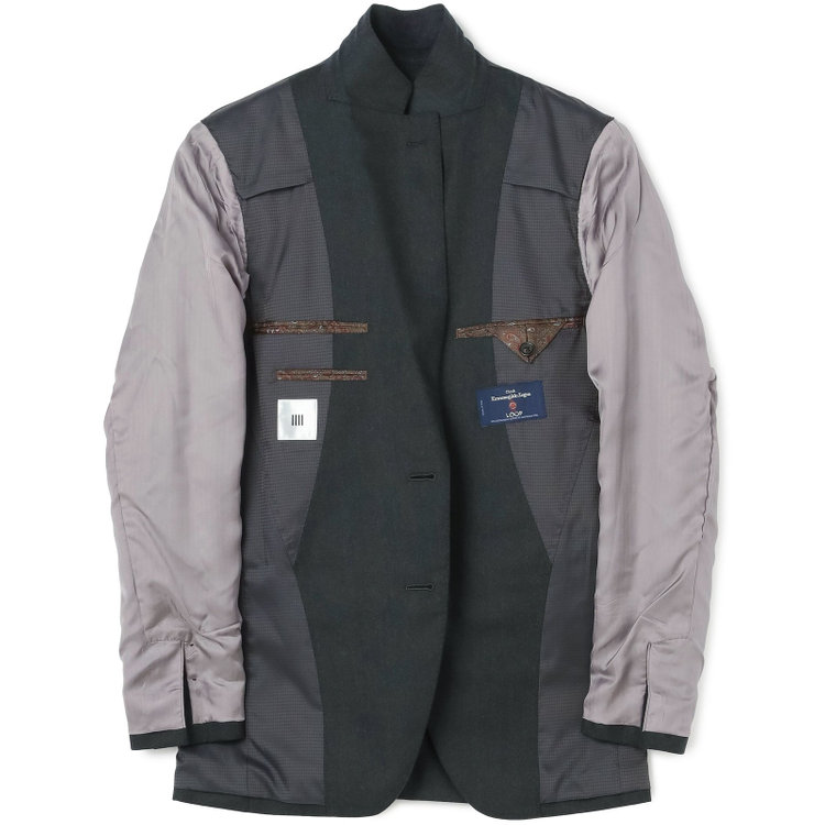 シルバーライン 【発送在庫あり】【CLASSICO TAPERED】【秋冬】2釦シングルスーツ 1タック/グリーン/Ermenegildo Zegna LOOP woven in italy/※裾上げ必要 緑濃色