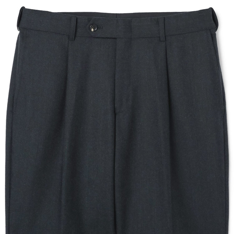 シルバーライン 【発送在庫あり】【CLASSICO TAPERED】【秋冬】2釦シングルスーツ 1タック/グリーン/Ermenegildo Zegna LOOP woven in italy/※裾上げ必要 緑濃色