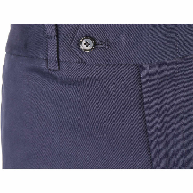 スーツセレクト 【WEB限定/OUTLET】【RBC】【秋冬】コットンブレンド 0タックテーパードパンツ/シャーリング仕様/ネイビー ネイビー系(紺)