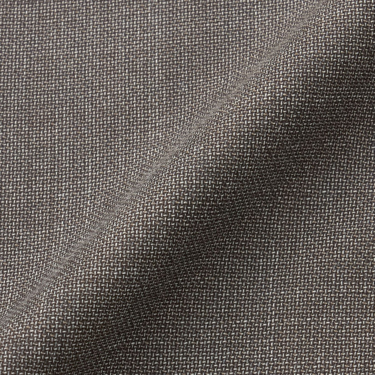 シルバーライン 【発送在庫あり】【CLASSICO TAPERED】【春夏】3釦段返りシングルスーツ 2タック/ブラウン/パッチポケット/ウエストムーブ仕様/MARZOTTO/※パンツ裾直し必要 茶中間