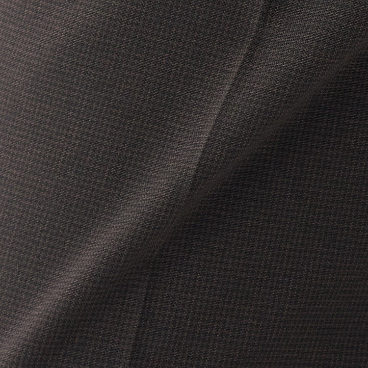 ブラックライン 【SLIM TAPERED_2】【春夏】2釦シングルスーツ 0タック/ブラウン&ブラック×ハウンドトゥース/ウエストシャーリング/4S SUSTAINABILITY&ECOLOGY FABRIC/※パンツ裾上げ済仕様 茶濃色