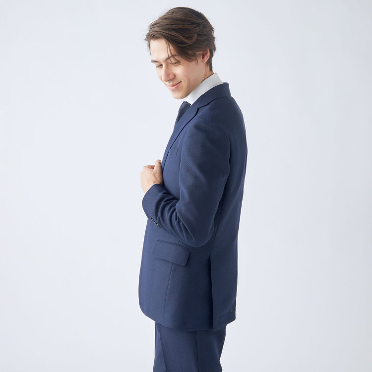 シルバーライン 【5DAYS CLOSET】【RBC】【春夏】テンセルブレンド2釦ジャケット/ネイビー/4S SUSTAINABILITY&ECOLOGY FABRIC 紺中間