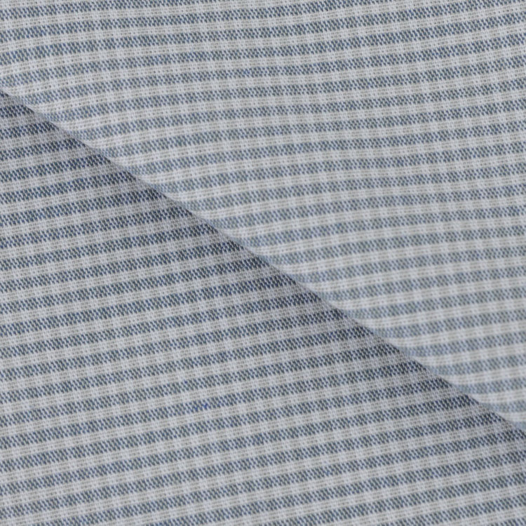 シルバーライン 【SILVER LINE】【形態安定】ボタンダウンワイシャツ/ブルーグリーン＆ホワイト×チェック 青中間