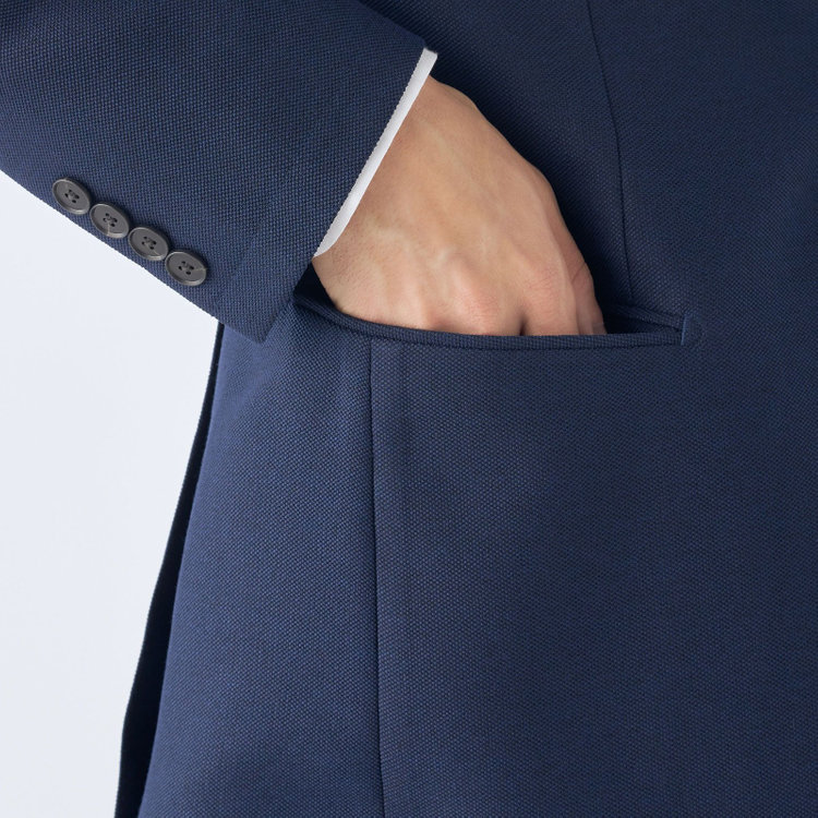 シルバーライン 【5DAYS CLOSET】【RBC】【春夏】テンセルブレンド2釦ジャケット/ネイビー/4S SUSTAINABILITY&ECOLOGY FABRIC 紺中間