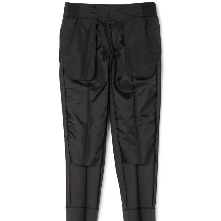 シルバーライン 【CLASSICO TAPERED】【秋冬】スペアパンツ付き/2釦シングルスーツ 1タック/グレー×ストライプ/ウエストムーブ/4S SUSTAINABILITY&ECOLOGY FABRIC/※パンツ裾上げ済仕様 グレー中間