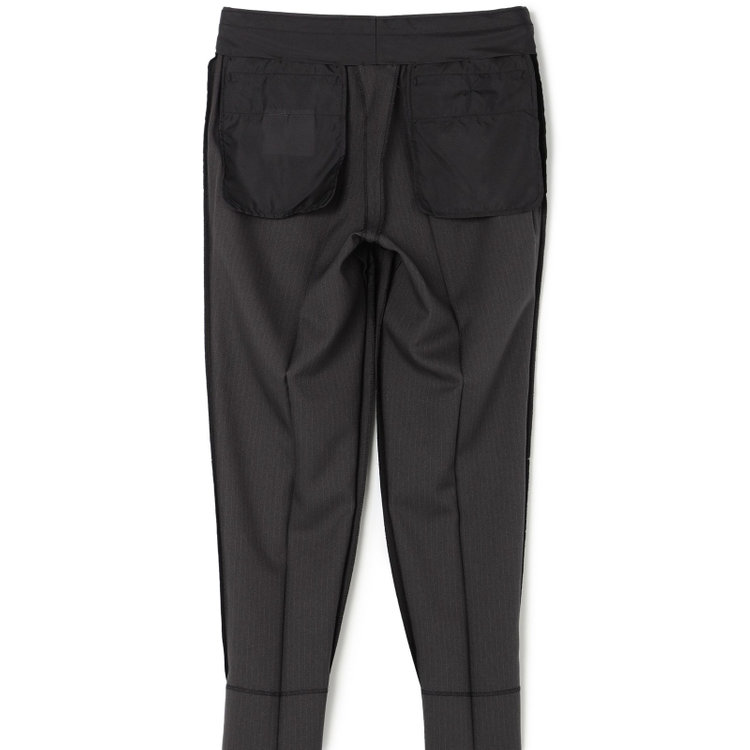 シルバーライン 【CLASSICO TAPERED】【秋冬】スペアパンツ付き/2釦シングルスーツ 1タック/グレー×ストライプ/ウエストムーブ/4S SUSTAINABILITY&ECOLOGY FABRIC/※パンツ裾上げ済仕様 グレー中間