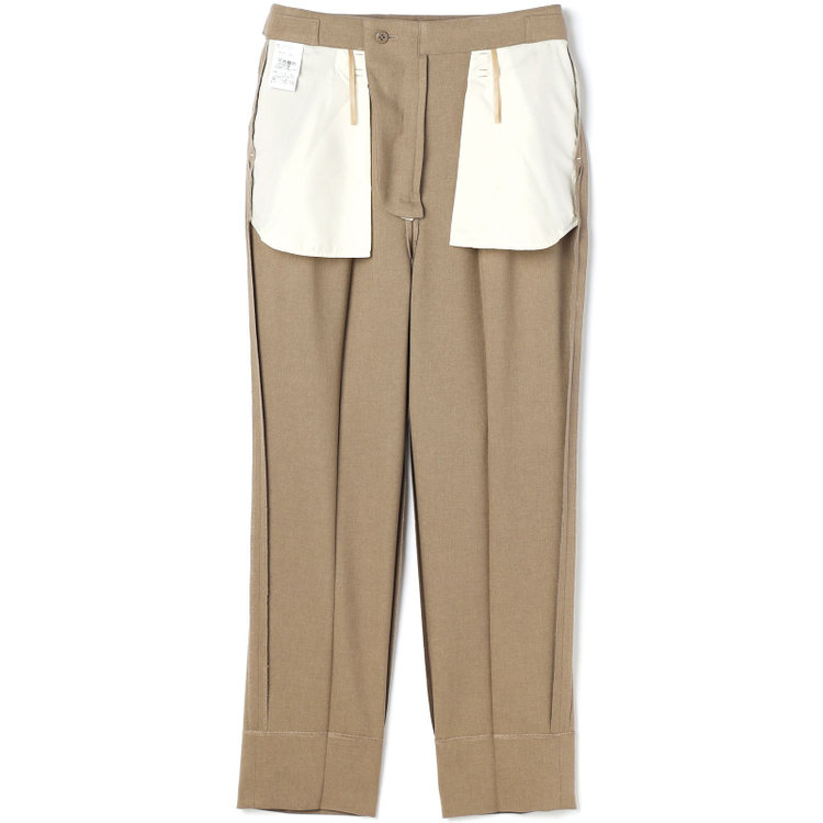 シルバーライン 【SILVER LINE】【年間】1釦シングルパンツスーツ/ベージュ/ウォッシャブル/Naturemier/4S SUSTAINABILITY&ECOLOGY FABRIC/※パンツ裾上げ済仕様 茶淡色