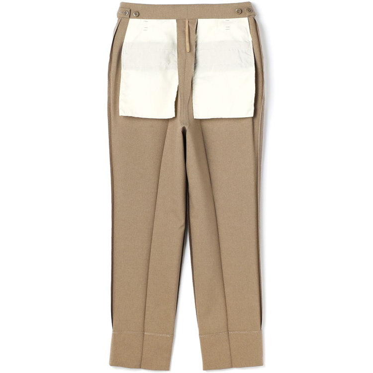 シルバーライン 【SILVER LINE】【年間】1釦シングルパンツスーツ/ベージュ/ウォッシャブル/Naturemier/4S SUSTAINABILITY&ECOLOGY FABRIC/※パンツ裾上げ済仕様 茶淡色