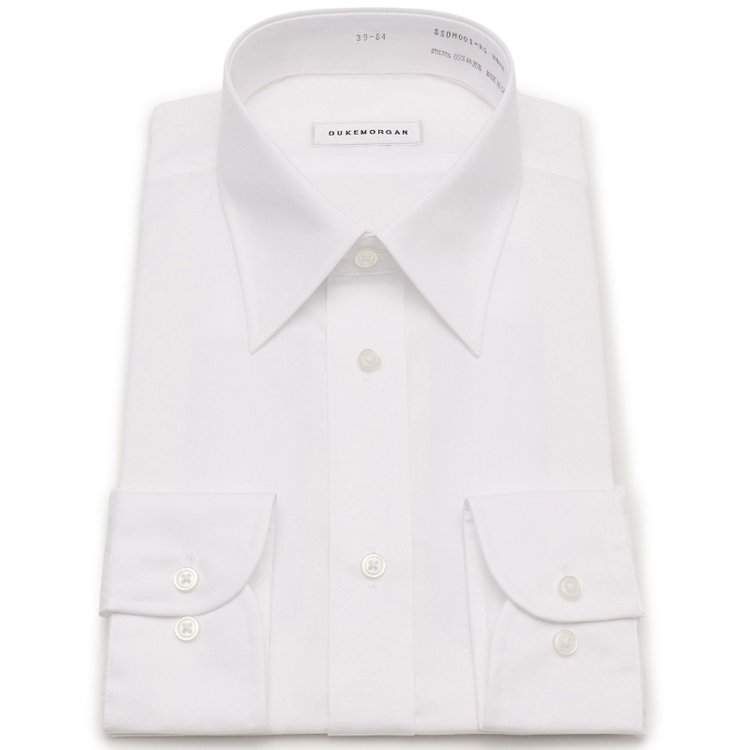 ソノタ 【発送在庫あり】【形態安定】レギュラーカラーワイシャツ/ホワイト×ソリッド 白