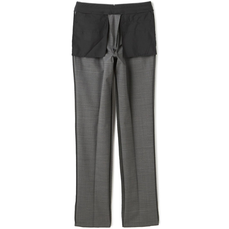 シルバーライン 【CLASSICO TAPERED】【春夏】3釦段返りシングルスーツ 2タック/グレー×ウィンドペン/ウエストムーブ/MARZOTTO/※裾上げ必要 グレー中間