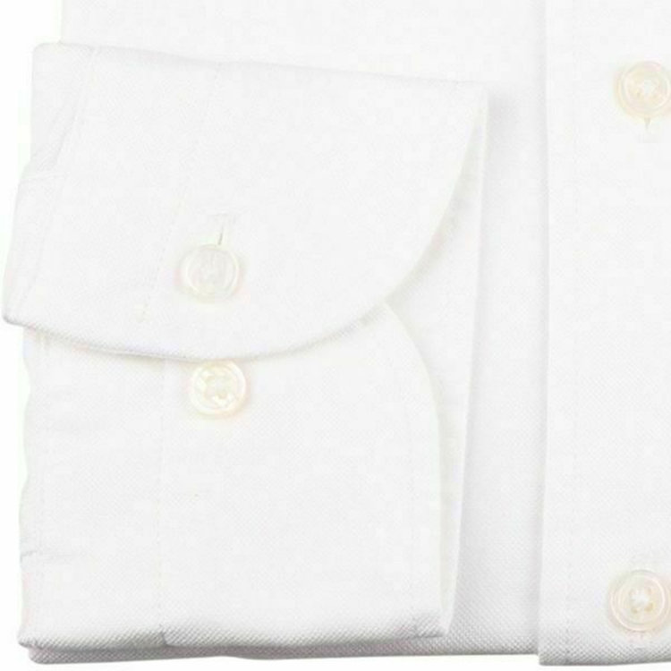 SUIT SELECT　アウトレット 【WEB限定/OUTLET/汚れ・キズ等有】【CLASSICO TAPERED】ラウンドタブカラードレスワイシャツ/ホワイト×ソリッド 白