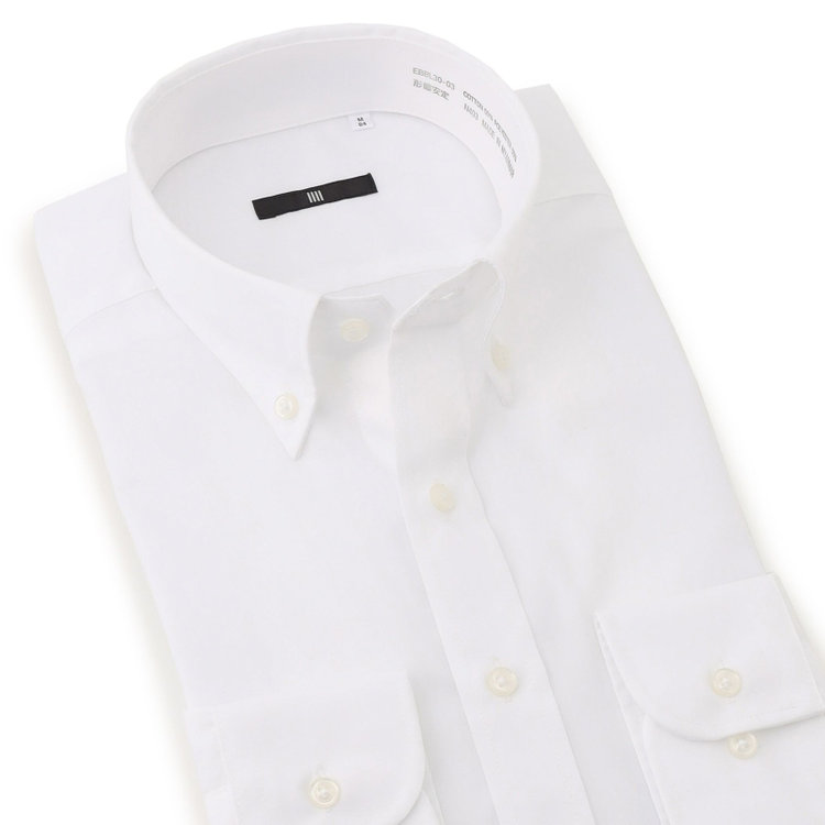 ブラックライン 【BLACK LINE】【形態安定】ボタンダウンワイシャツ/ホワイト 白