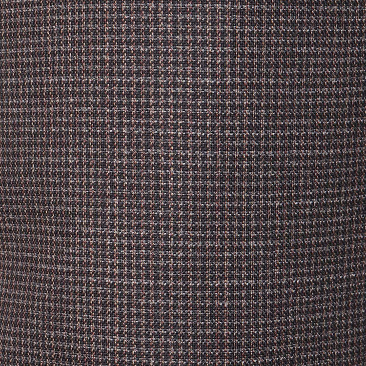 スーツセレクト 【発送在庫あり】【CLASSICO TAPERED】【春夏】2釦シングルスーツ 1タック/ブラウン＆ブラック×ハウンドトゥース/CANONICO 1663 fabric made in italy ブラウン系(茶)