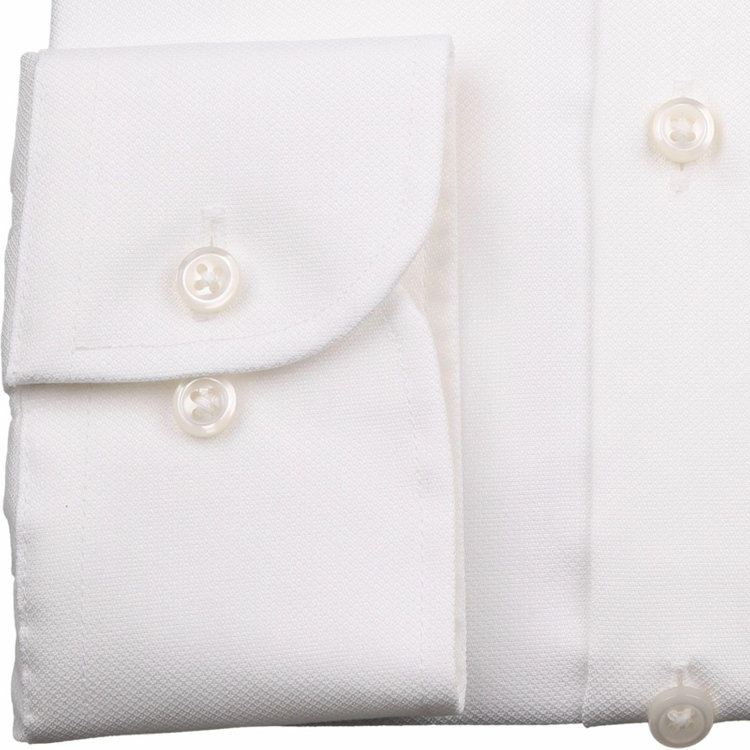 ブラックライン 【BLACK LINE】【形態安定】タブカラードレスワイシャツ/ホワイト×ドビー/Oil guard 白