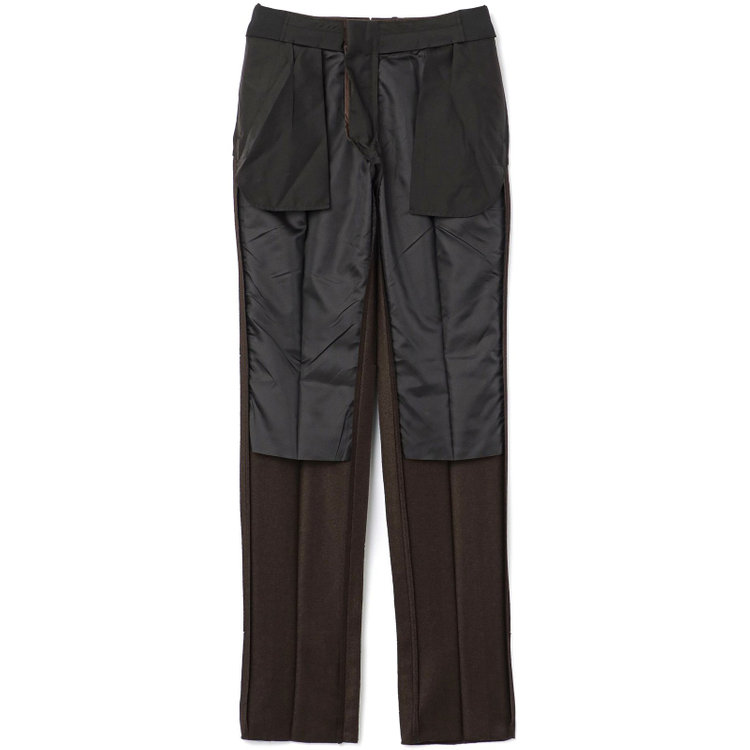 シルバーライン 【発送在庫あり】【CLASSICO TAPERED】【秋冬】3釦段返りシングルスーツ 2タック/ブラウン×ヘリンボーン/ウエストムーブ/MARZOTTO/※裾上げ必要 茶中間