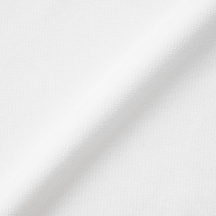 SUIT SELECT　アウトレット 【WEB限定/OUTLET/汚れ・キズ等有】【RBC】【5分袖】コットンブレンドクルーネックニット/ホワイト/マシンウォッシャブル オフホワイト