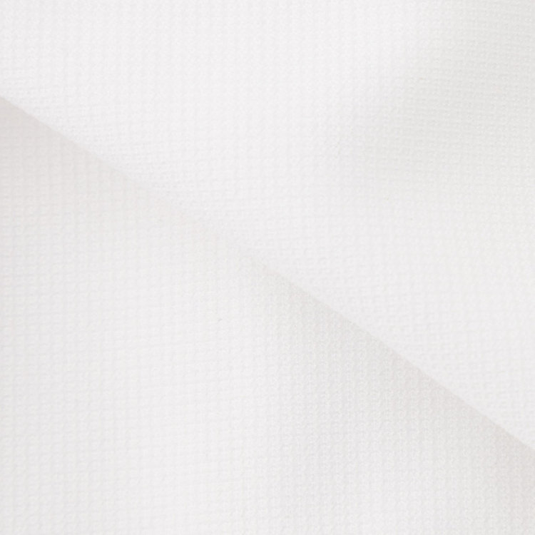 ブラックライン 【発送在庫あり】【BLACK LINE/半袖】ボタンダウンワイシャツ/ホワイト×ドビーストライプ/襟裏別布：チェック/釦付糸：ネイビー/「4S」スーパーノンアイロン・ストレッチ 白