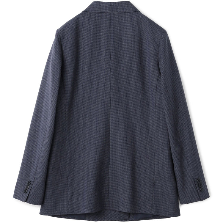 スーツセレクト 【RELAX TAPERED_2】【秋冬】4釦1掛けダブルジャケット/ネイビー×ガンクラブチェック/ウォッシャブル ネイビー系(紺)