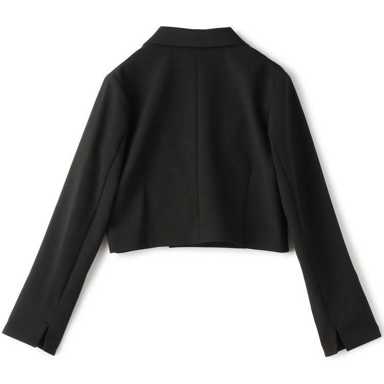サマンサ 【SUIT SELECT×Samantha Thavasa】クロップドダブルジャケット/ブラック 黒