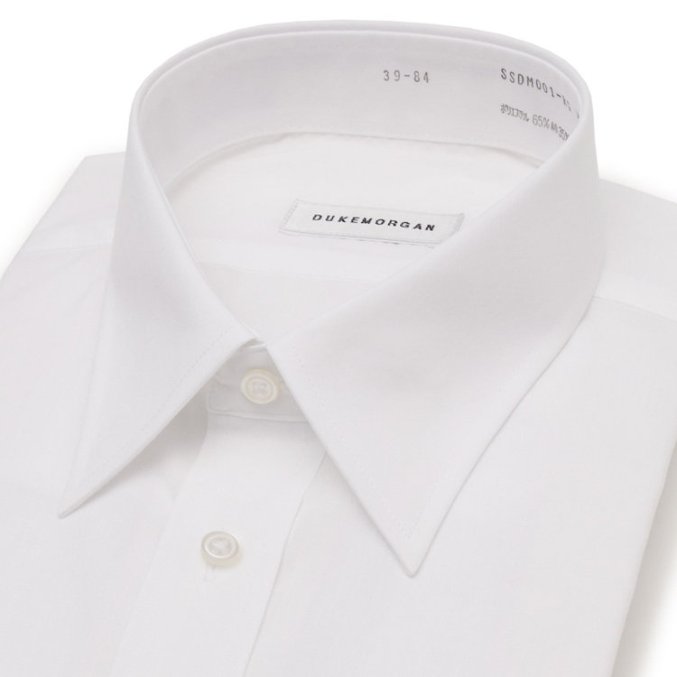 ソノタ 【発送在庫あり】【形態安定】レギュラーカラーワイシャツ/ホワイト×ソリッド 白