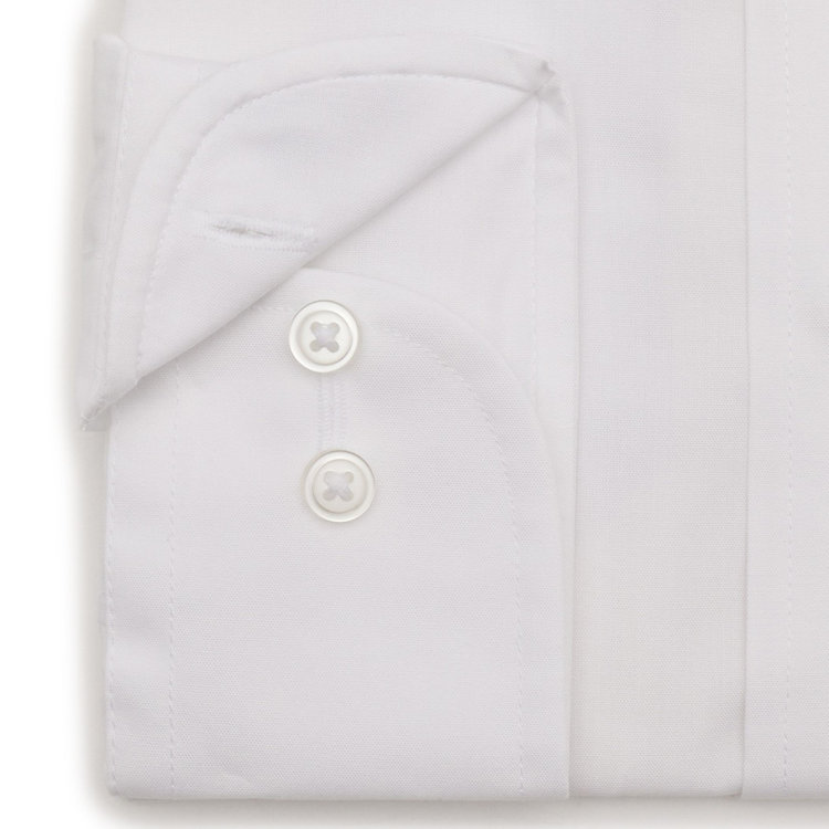 ソノタ 【発送在庫あり】【形態安定】レギュラーカラーワイシャツ/ホワイト×ソリッド 白