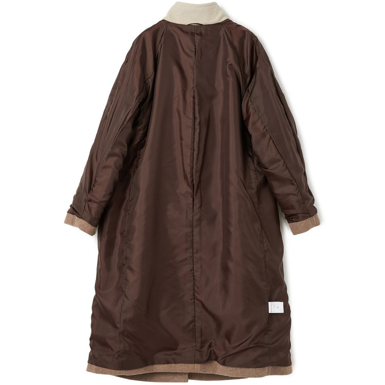 シルバーライン 【SL】スタンドカラーコート/ブラウン 茶中間