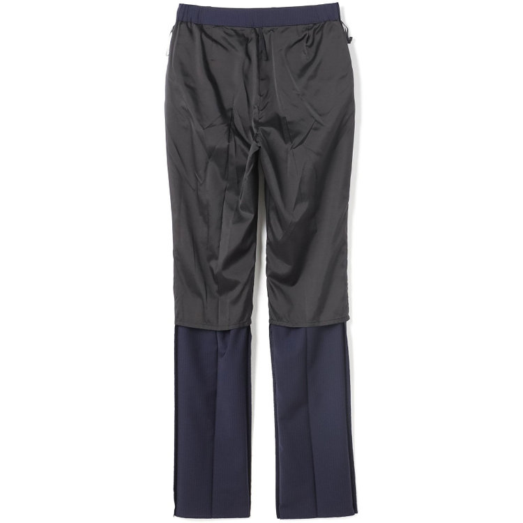 スーツセレクト 【SUIT SELECT×Samantha Thavasa】【年間】ストレートパンツ/ネイビー×ストライプ/4S/マシンウォシャブル/※裾上げ必要 紺中間