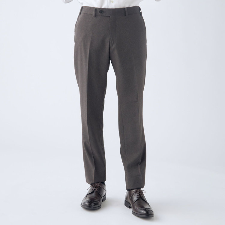 ブラックライン 【SLIM TAPERED_2】【年間】2釦シングルスリーピーススーツ 0タック/グレー/ウエストシャーリング/4S SUSTAINABILITY&ECOLOGY FABRIC/リバーシブルベスト仕様（ブラック）/※パンツ裾上げ済仕様 グレー濃色