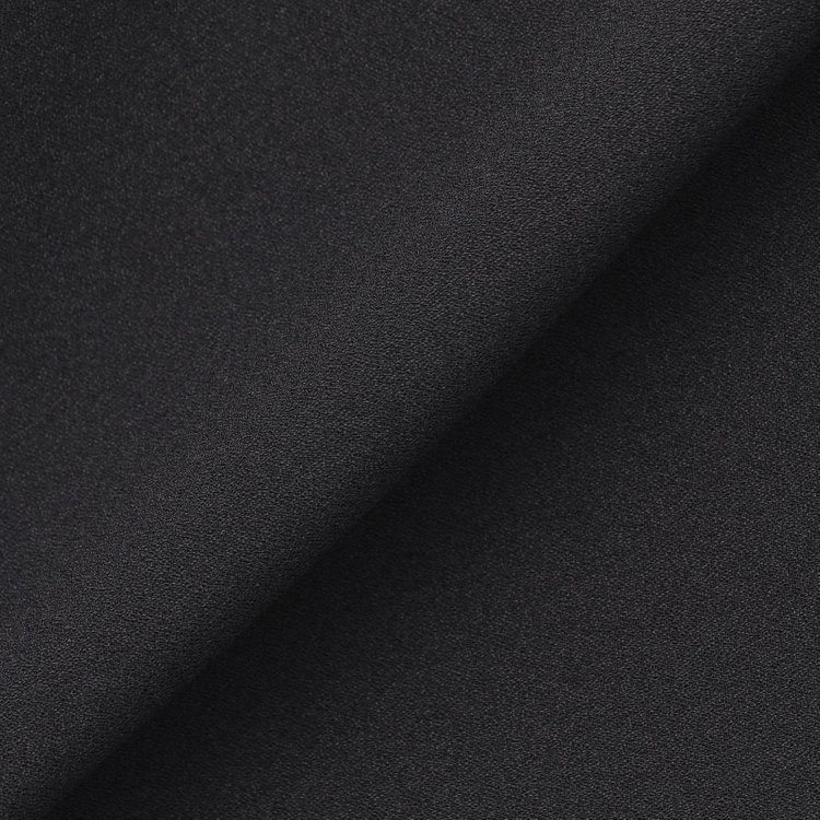 シルバーライン 【SILVER LINE/5分袖】ハイネックパフスリーブ 脱着式フロントバー/ブラック/「ウォッシャブル」「ストレッチ」「防シワ」「UV加工」「接触冷感」 黒