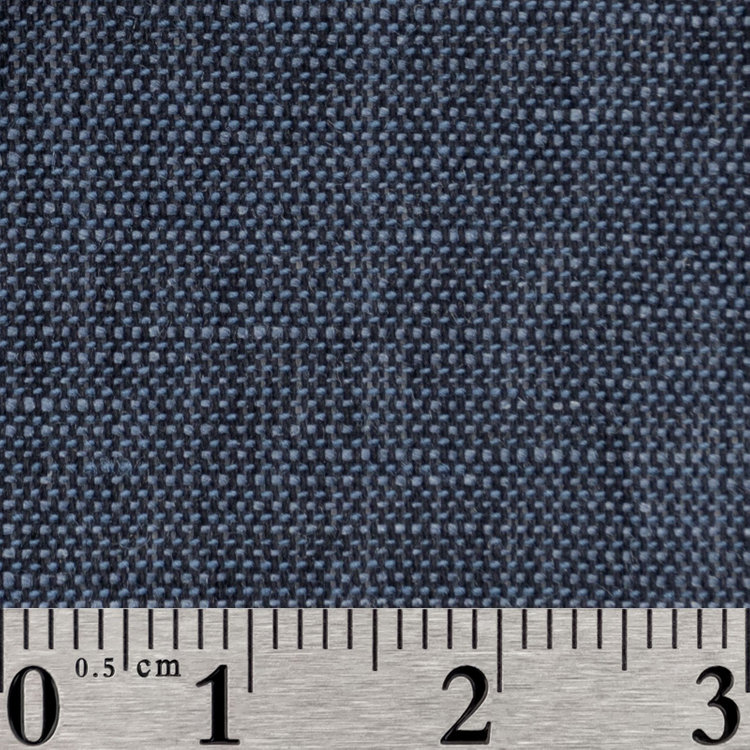 スーツセレクト 【国内縫製】【パターンオーダー】【涼感素材】ワイシャツ・ドレスシャツ/ネイビー/（COTTON70%/LINEN30%) 紺中間